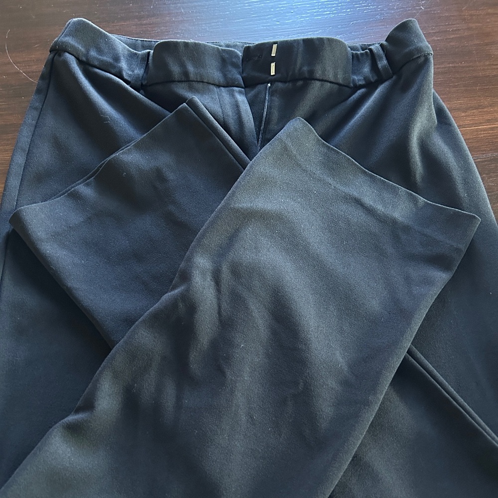 Rafaella Modern Fit Black Straight Leg Trousers - Size 6